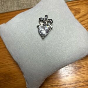 Heart Pendant Diamonique CZ Sterling Silver 4 to 5 CT’s